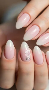 Classic Milky Pink Nails