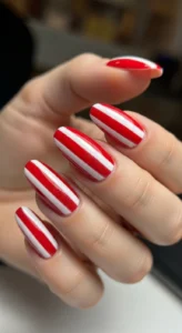Classic Red and White Stripes