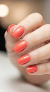 Classic Solid Coral Polish
