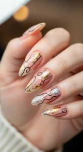 2. Tiny Gold Foil Accents