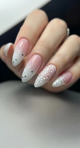 Soft White Ombre Style