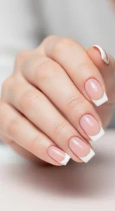 3. Thin White French Tips