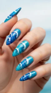 Blue Ocean Wave Design