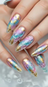  Bubble Bath with Gold Foil