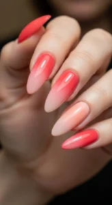 Ombre Coral Fade