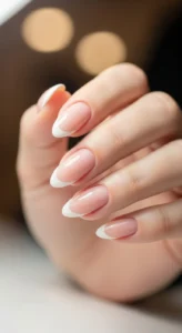 Thin White French Tips