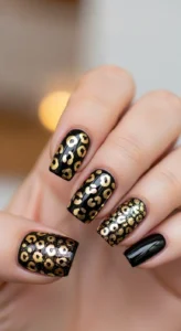 Glam Gold Foil Leopard