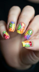  Rainbow Fruit Slices