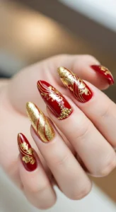 Shimmery Gold Accents