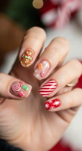 Fun Gingerbread and Candy Cane Art