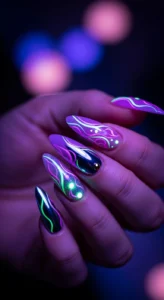 Glowy Neon Purple