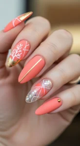 Matte Coral Accent Style