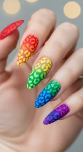 Rainbow Matte Leopard