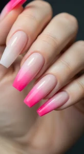 Dreamy Pink Gradient Ombre