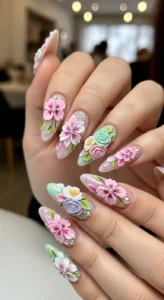 Floral 3D Acrylic Designs