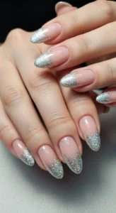 Glitter French Manicure