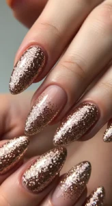 Glitzy Rose Gold Sparkles