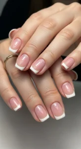 Micro French Tip Manicure