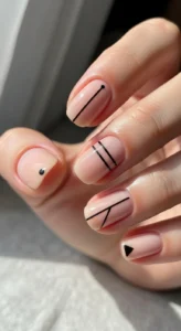 Minimalist Black Line Art