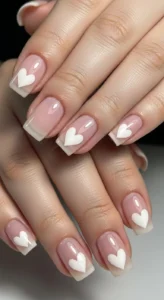 Minimalist White Heart Accents