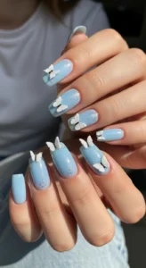 Sky Blue Butterfly Accents