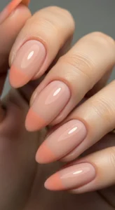 Soft Peach Nude Gradient