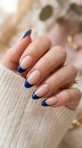 Navy French Tip Style
