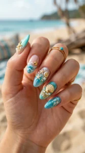 5. Tiny Starfish and Shell Accents