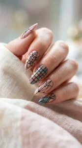  7. Geometric Black Line Art