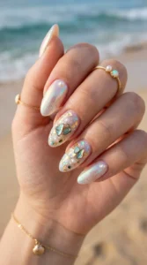 7. Shimmering Seashell Texture