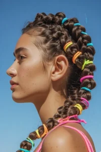 Bubble Braids for Cute Nails