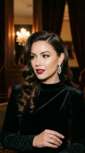 Deep Side Part Glamour