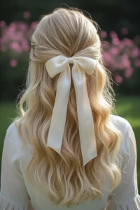 Dreamy Half-Up Ribbon Bows