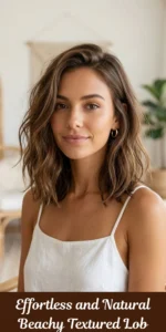 Effortless and Natural Beachy Textured Lob