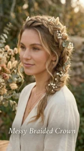 Messy Braided Crown