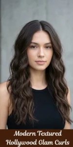 Modern Textured Hollywood Glam Curls