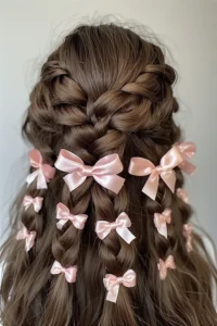 Ribbon Bow Braids