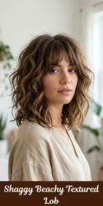 Shaggy Beachy Textured Lob