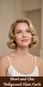 Short and Chic Hollywood Glam Curls
