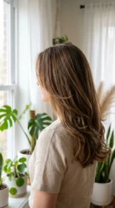 Soft Layered Medium Hair Style