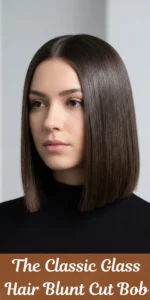 The Classic Glass Hair Blunt Cut Bob