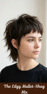 The Edgy Mullet-Shag Mix