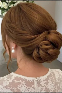 The Messy Low Chignon