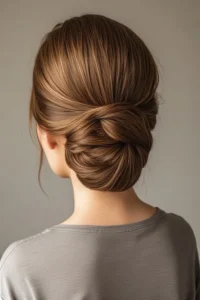 The Sleek Low Chignon