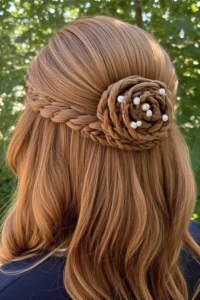 The Soft Romantic Rose Braid