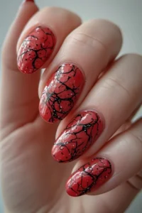 Classic Glossy Red Nails (Timeless Red Nails Trend)