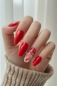 Ombre Red Nails (Soft Blend Nail Design)