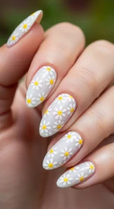 Tiny White Daisies