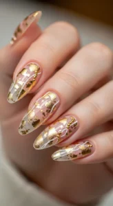 Dainty Gold Foil Flakes