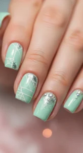 02. Pastel Mint Nail Ideas